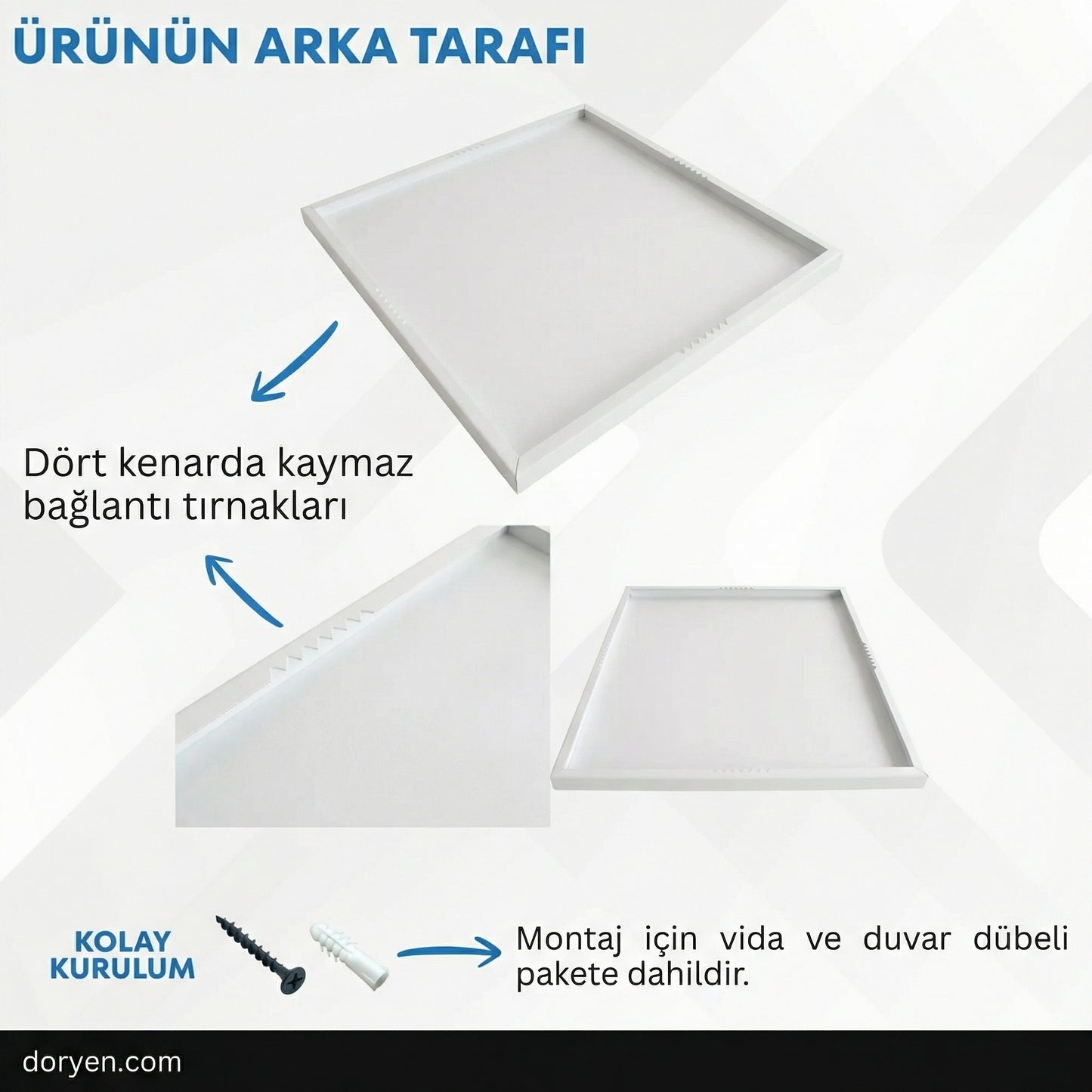 Metal Magnet Panosu Beyaz
