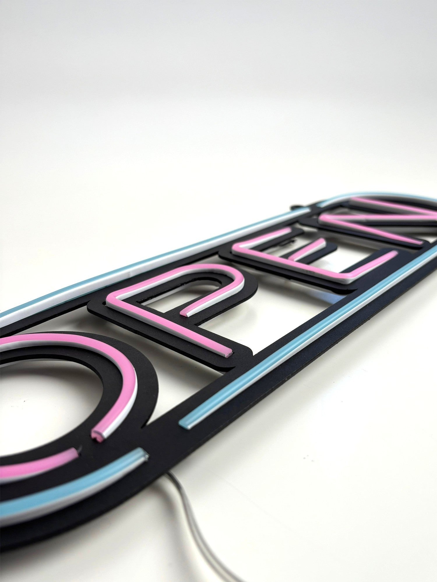 Open Neon Işık Klasik
