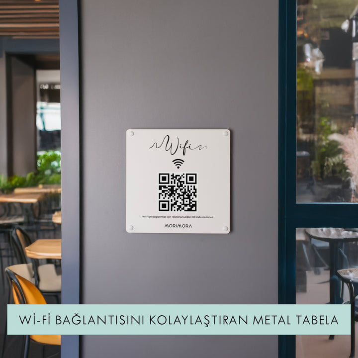 Wi-Fi Paylaşımını Kolaylaştıran Metal Tabela
