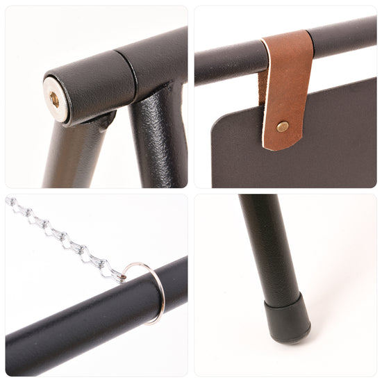 Mağaza Önü Katlanır Tabela - Siyah