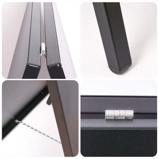 Mağaza Önü Açılır Kapanır Tabela - Siyah