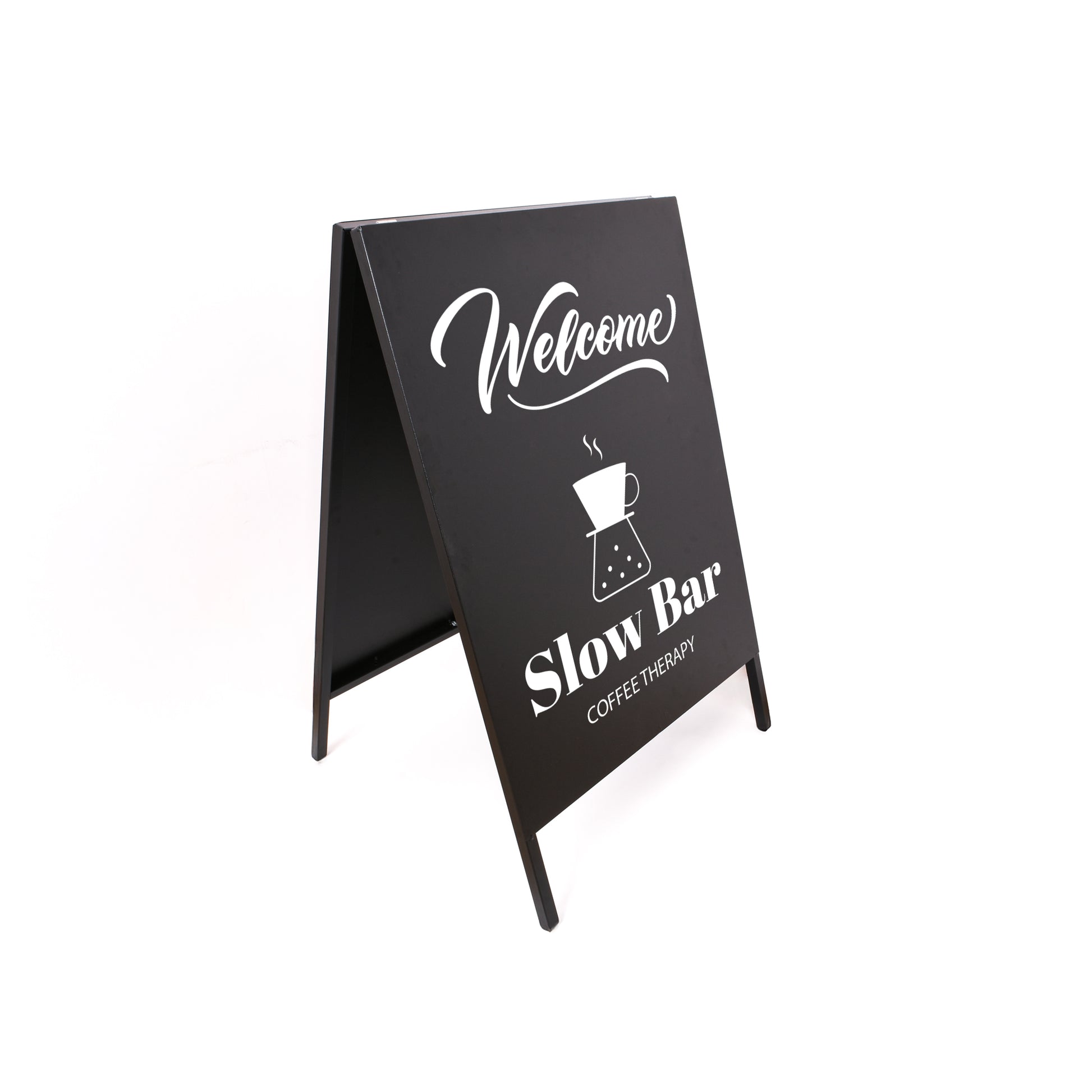 Mağaza Önü Açılır Kapanır Tabela - Siyah