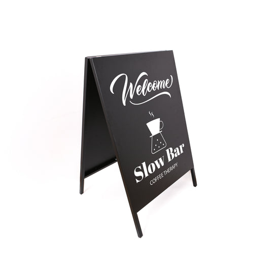 Mağaza Önü Açılır Kapanır Tabela - Siyah