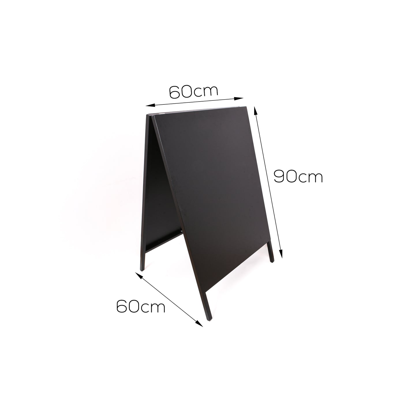 Mağaza Önü Açılır Kapanır Tabela - Siyah