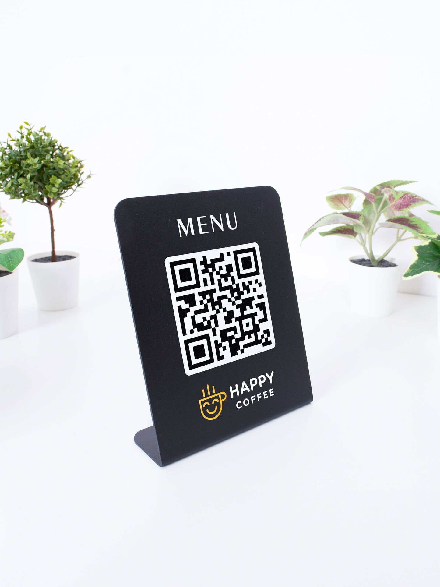 Metal QR Menü Standı
