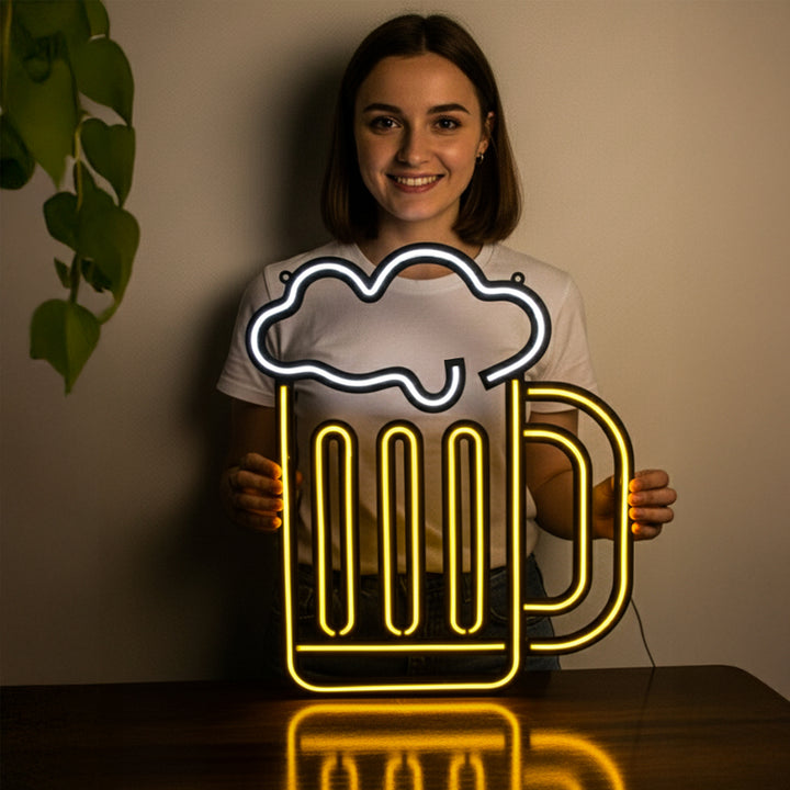 Bira Bardağı Neon Tabela