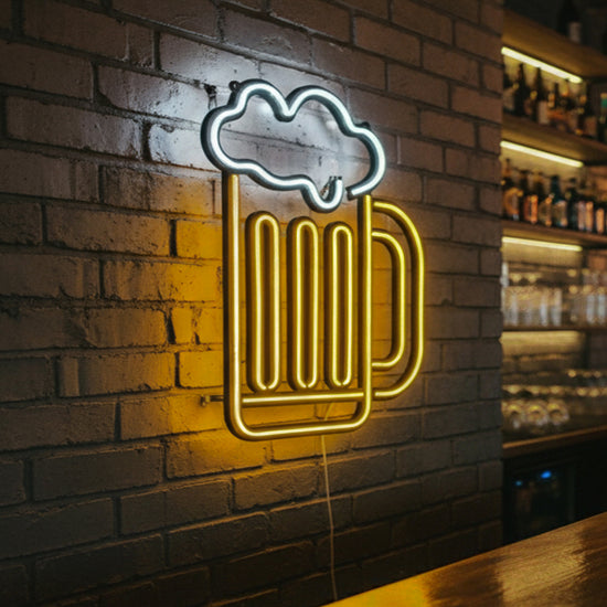 Bira Bardağı Neon Tabela