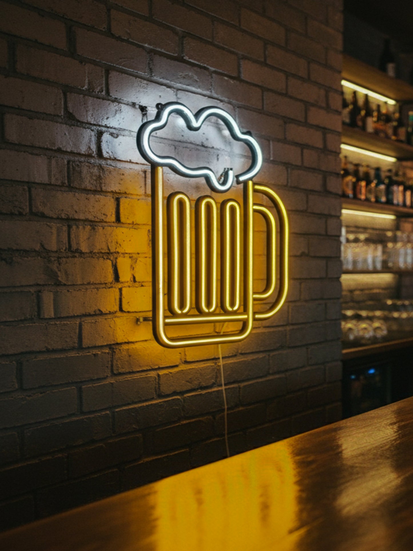 Bira Bardağı Neon Tabela