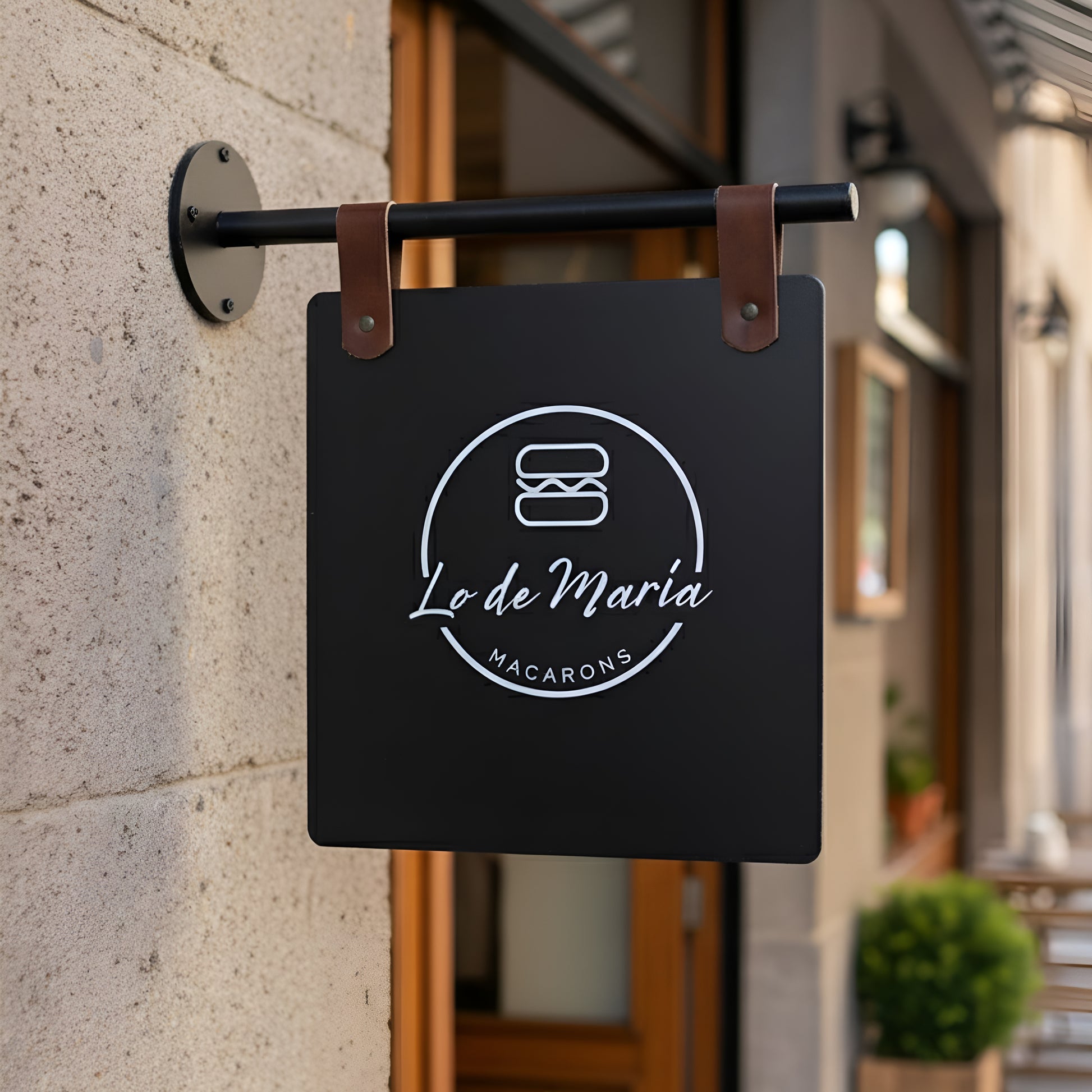 Çift Taraflı Metal Bayrak Tabela