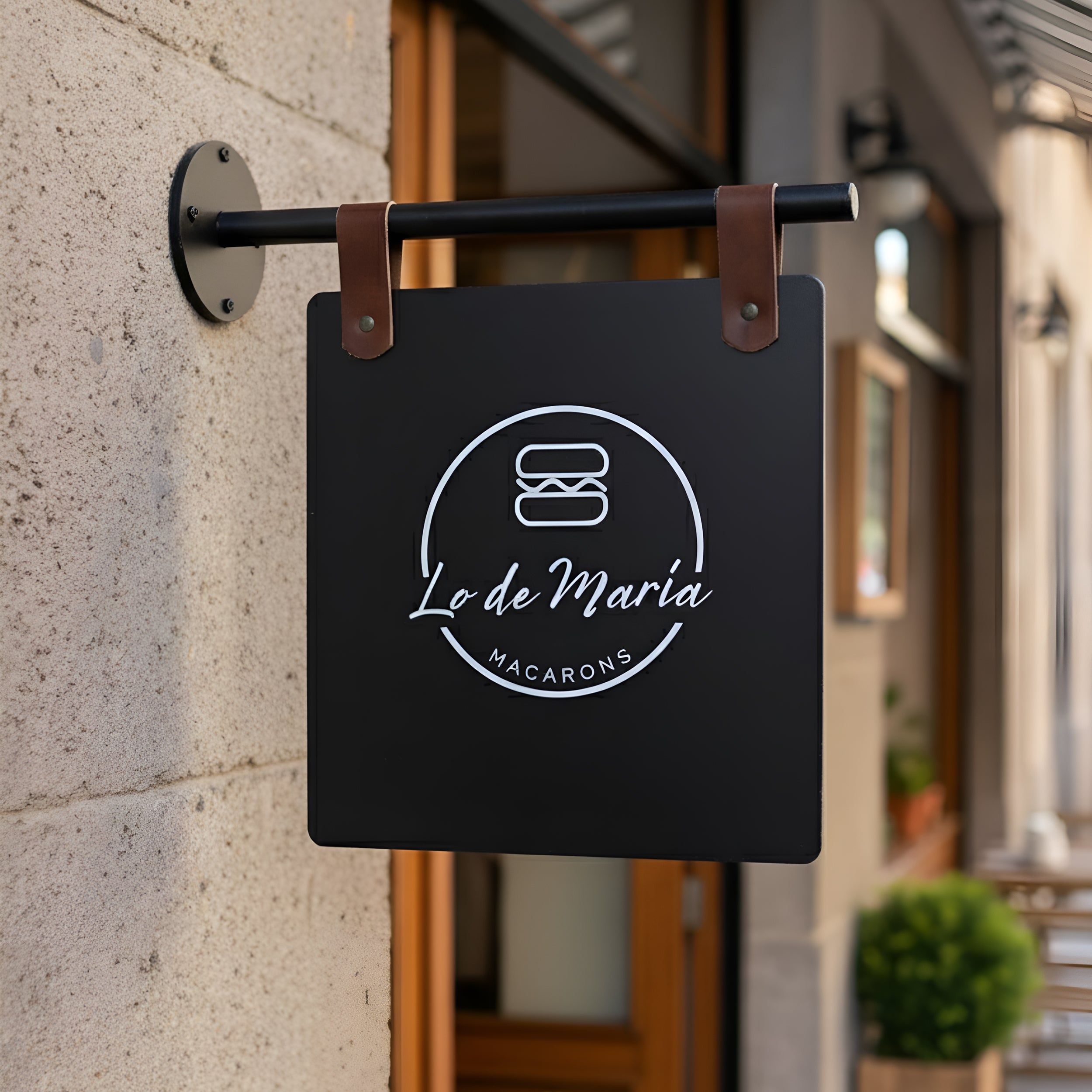 Çift Taraflı Metal Bayrak Tabela