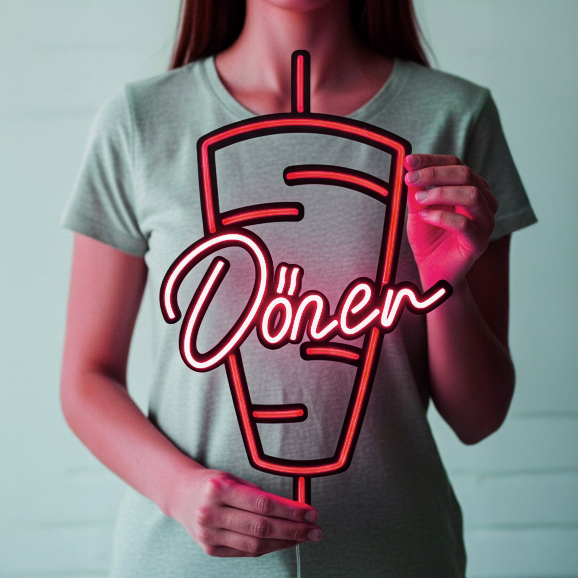 Döner Neon Tabela