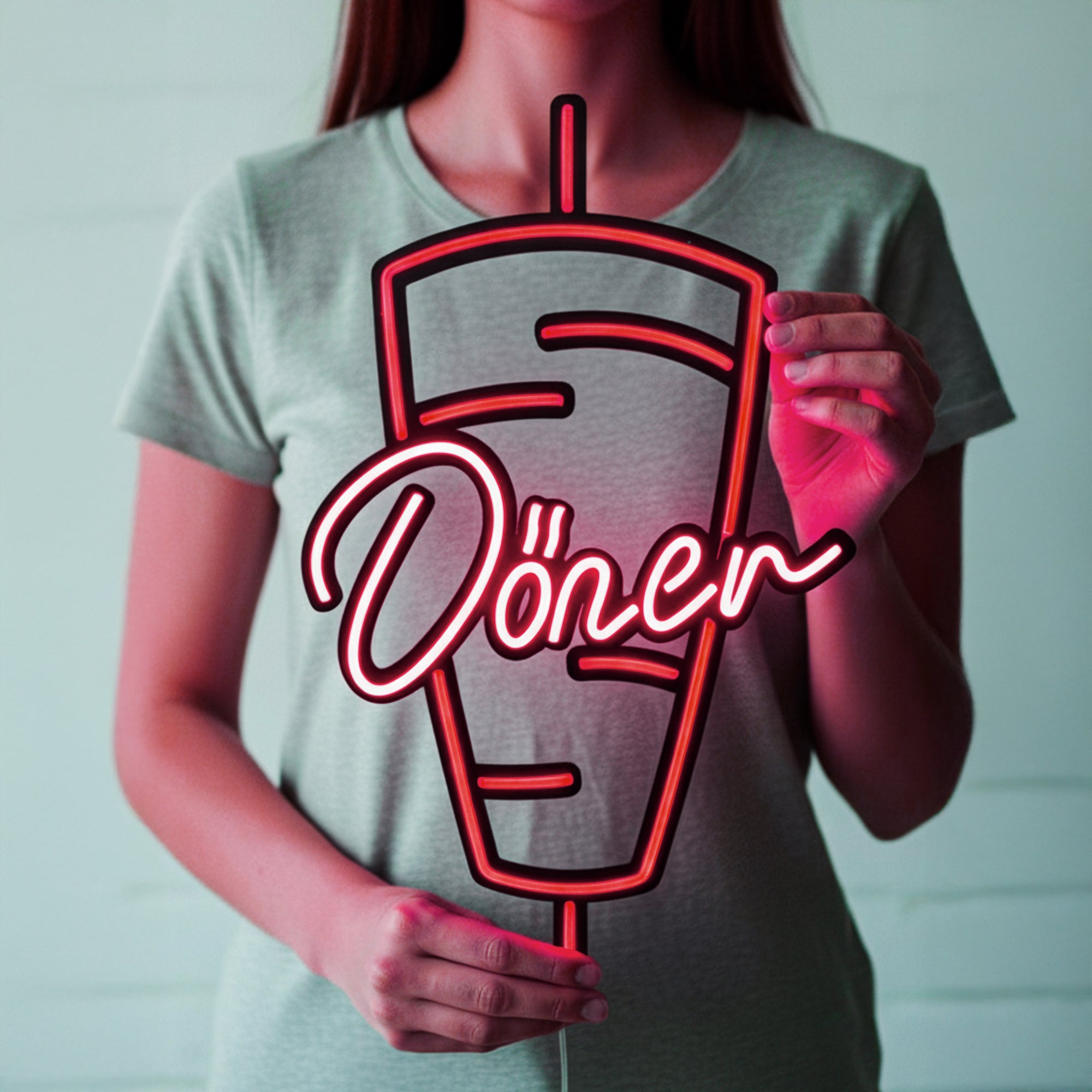 Döner Neon Tabela