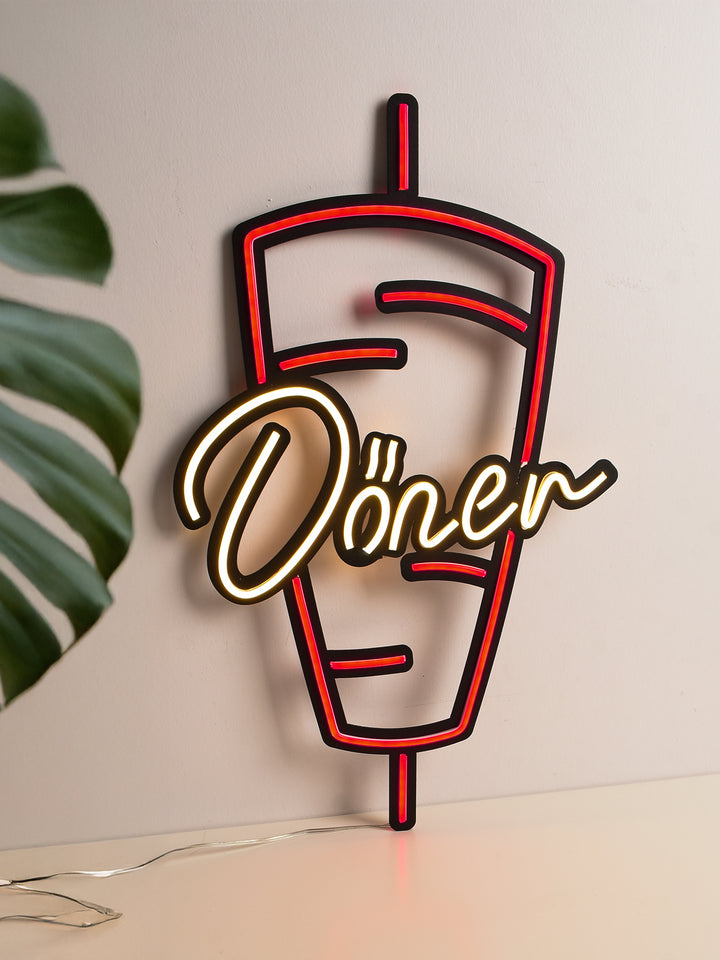 Döner Neon Tabela
