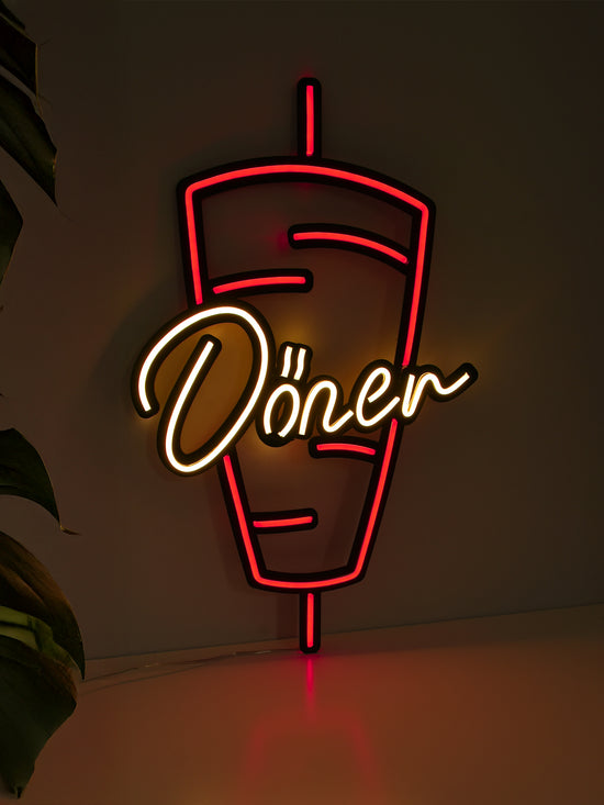Döner Neon Tabela