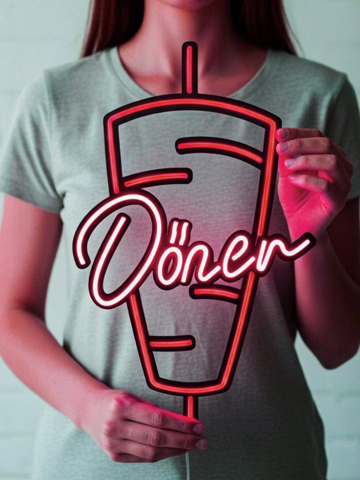 Döner Neon Tabela