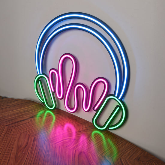 Headphone Neon Dekor