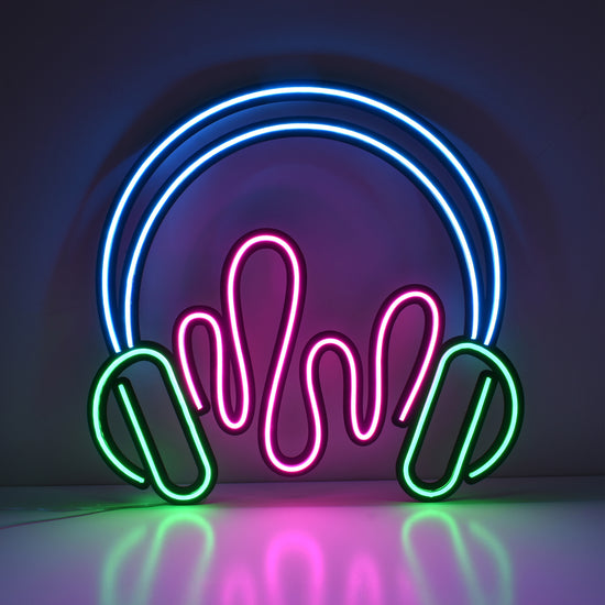 Headphone Neon Dekor