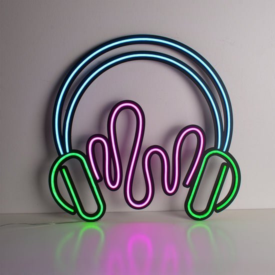 Headphone Neon Dekor