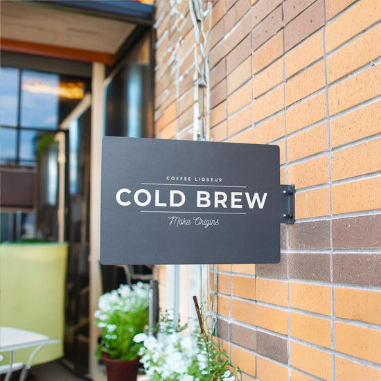 İşletmelere Özel Metal Logo Tabela - Premium