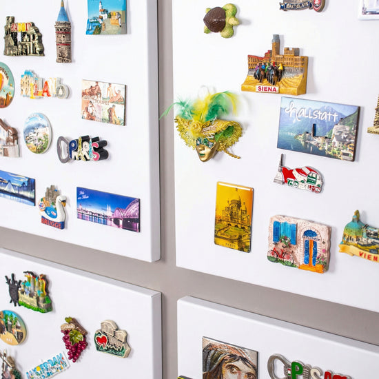 Metal Magnet Panosu Beyaz