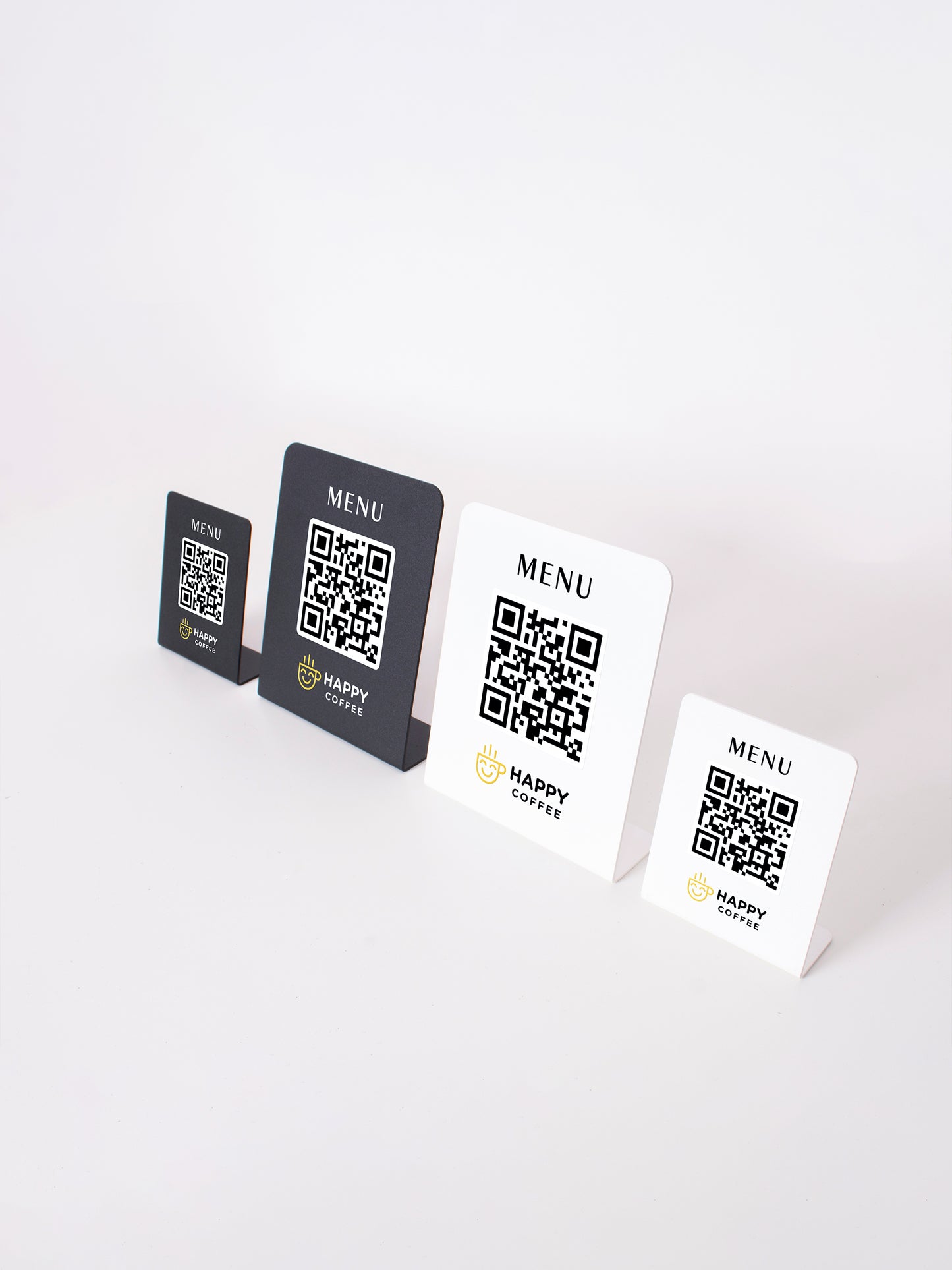 Metal QR Menü Standı