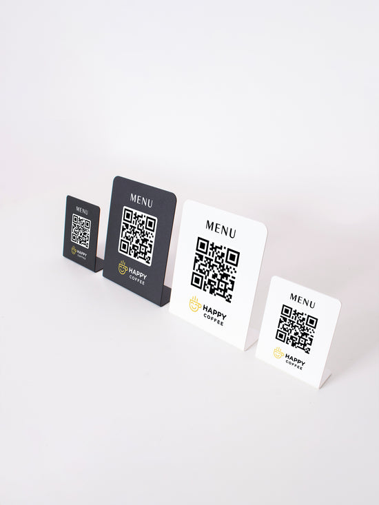 Metal QR Menü Standı