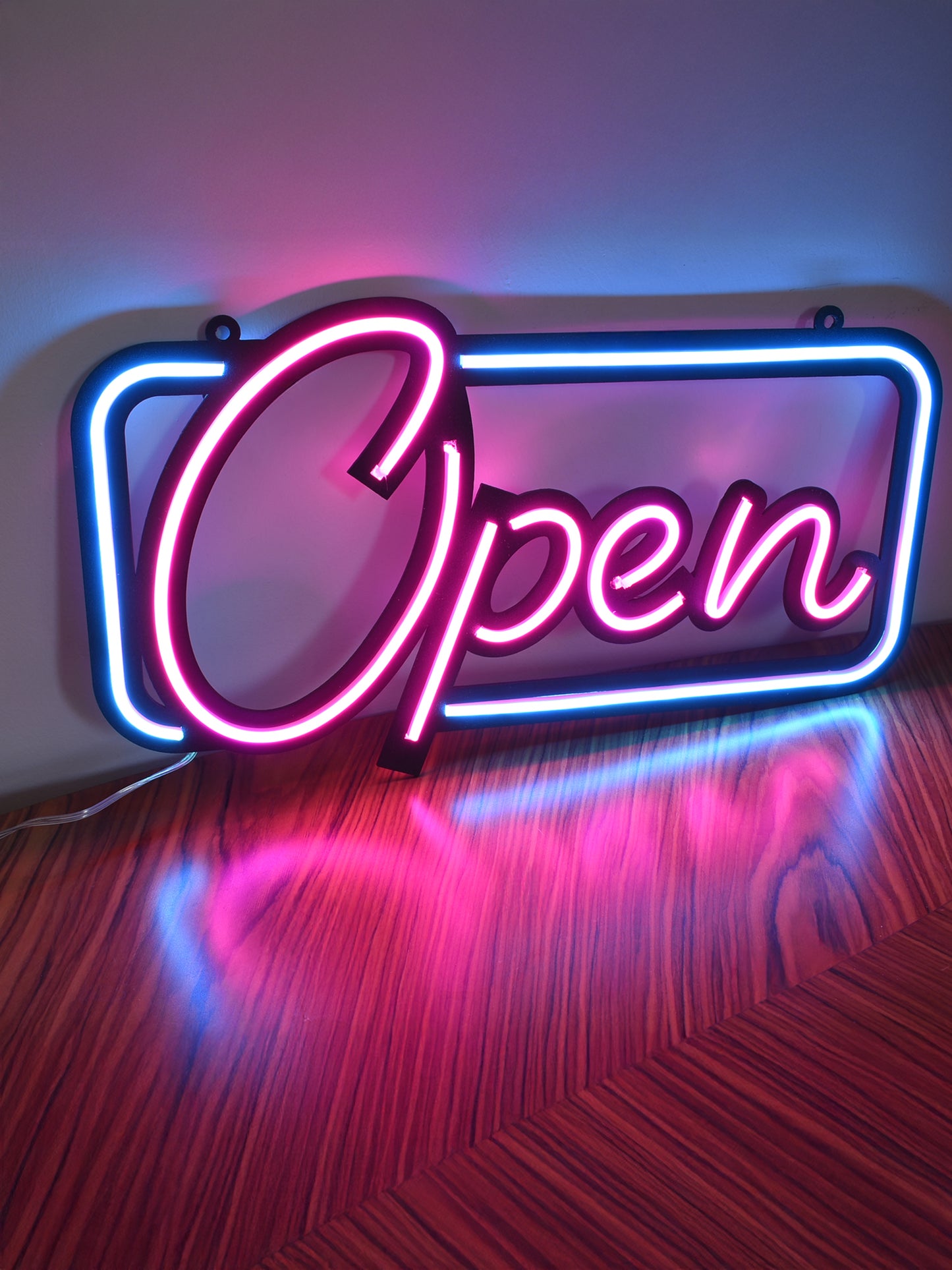 Open Neon Işık Modern