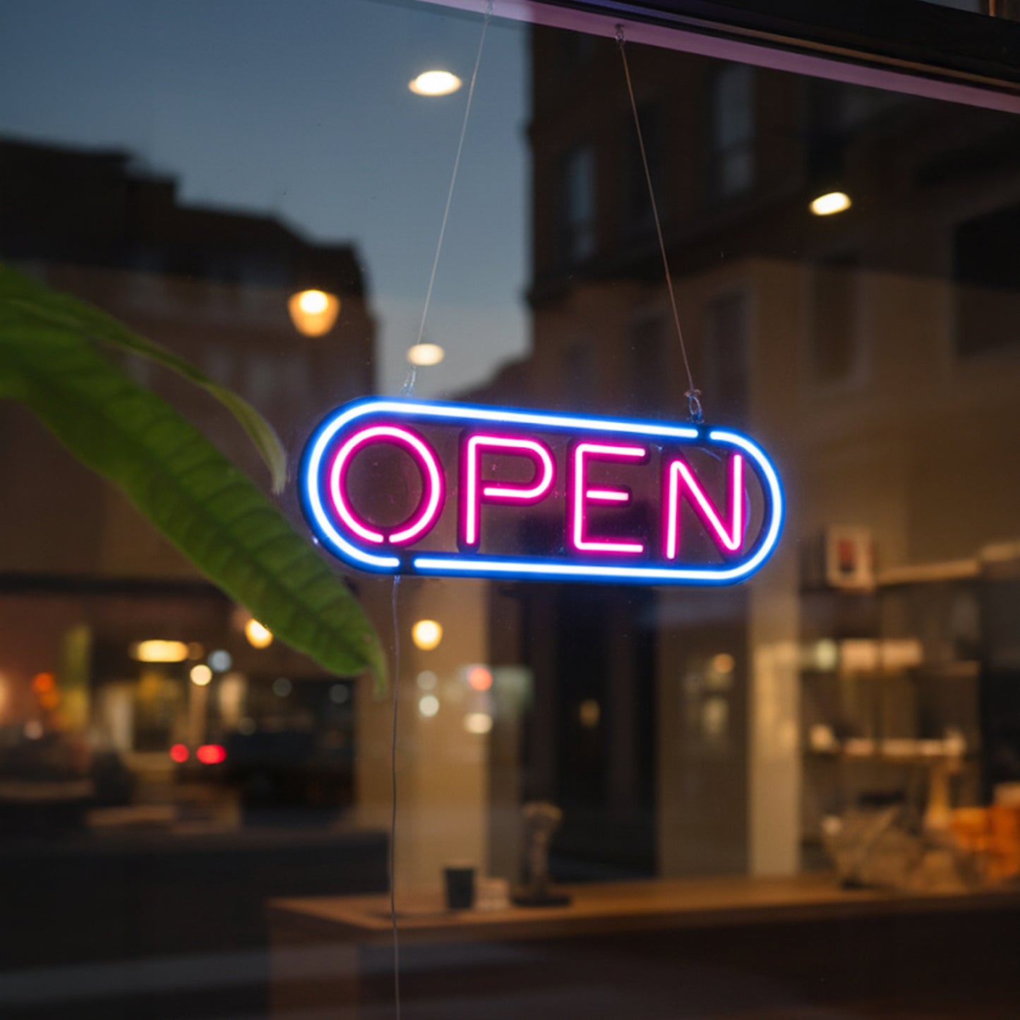 Open Neon Işık Klasik