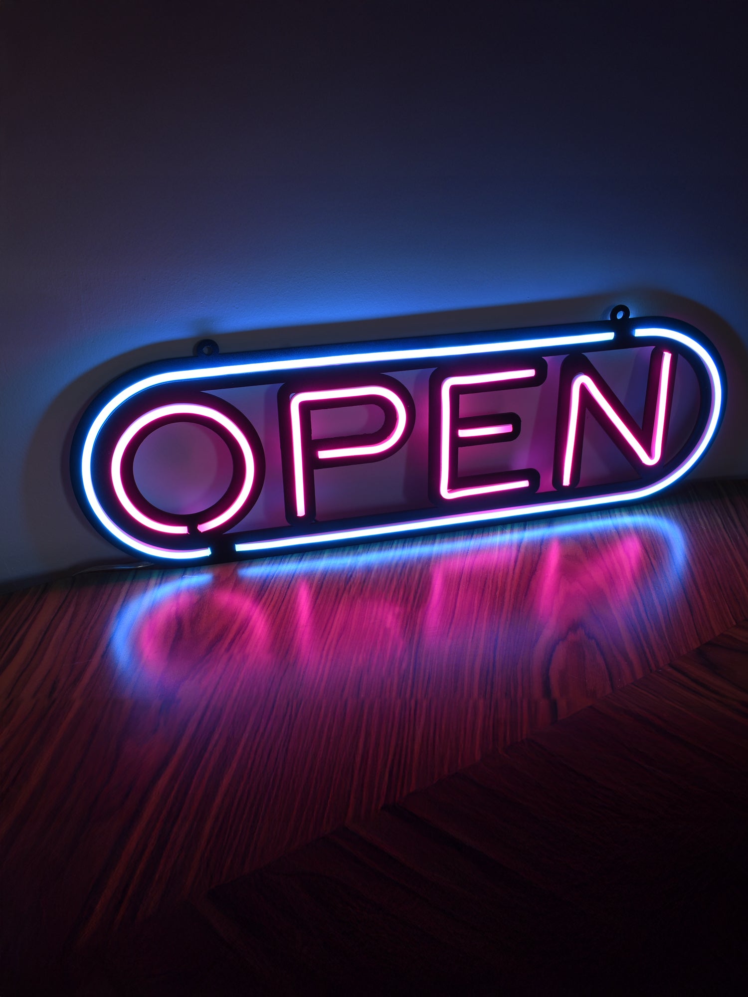 Open Neon Işık Klasik
