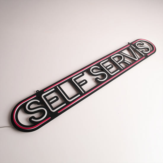 Self Servis Neon Dekor
