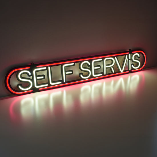 Self Servis Neon Dekor