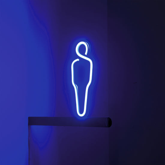 WC Erkek Neon Tabela