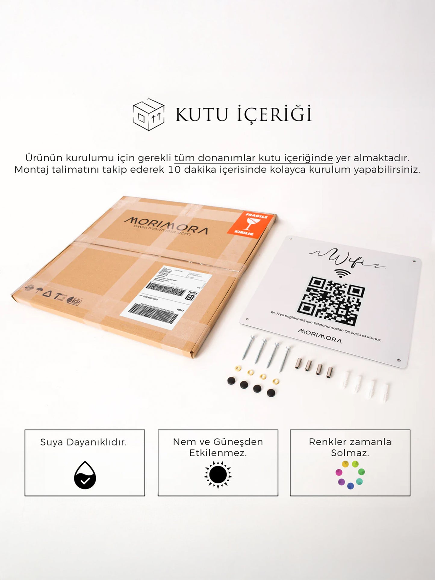 Wi-Fi Paylaşımını Kolaylaştıran Metal Tabela