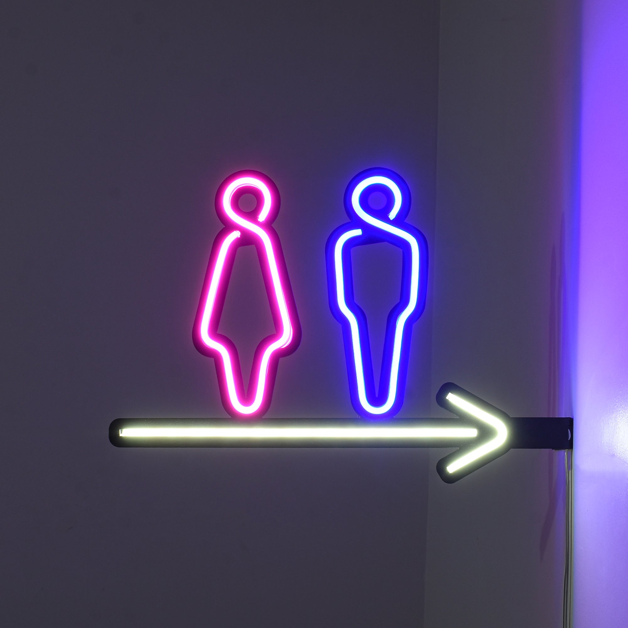 WC Yönlendirme Neon Tabela