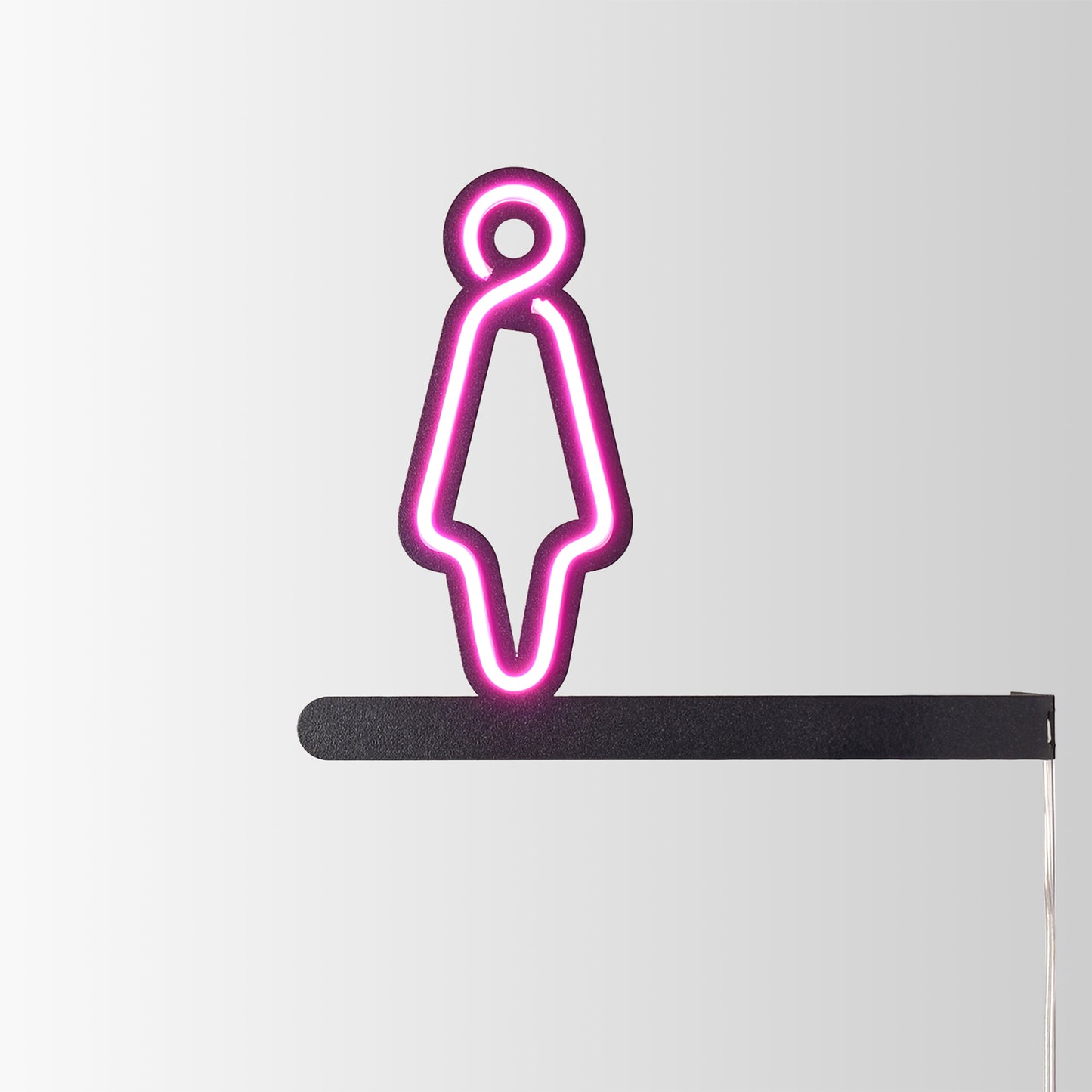 WC Kadın Neon Tabela