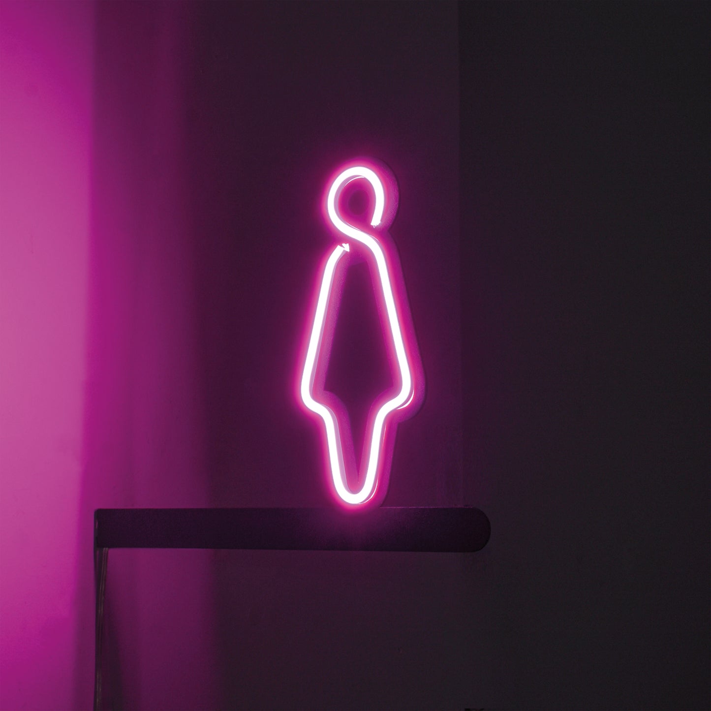 WC Kadın Neon Tabela