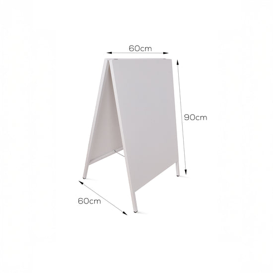 Mağaza Önü Açılır Kapanır Tabela - Beyaz
