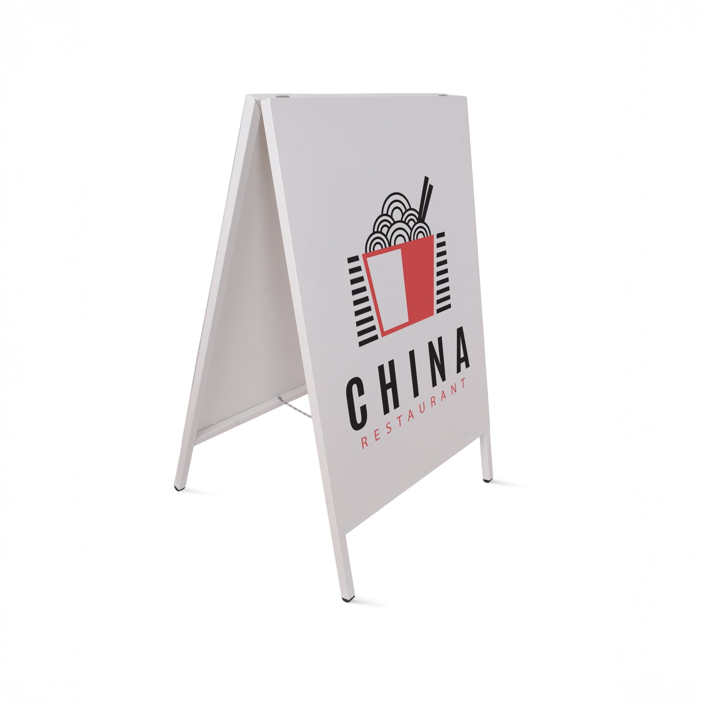 Mağaza Önü Açılır Kapanır Tabela - Beyaz