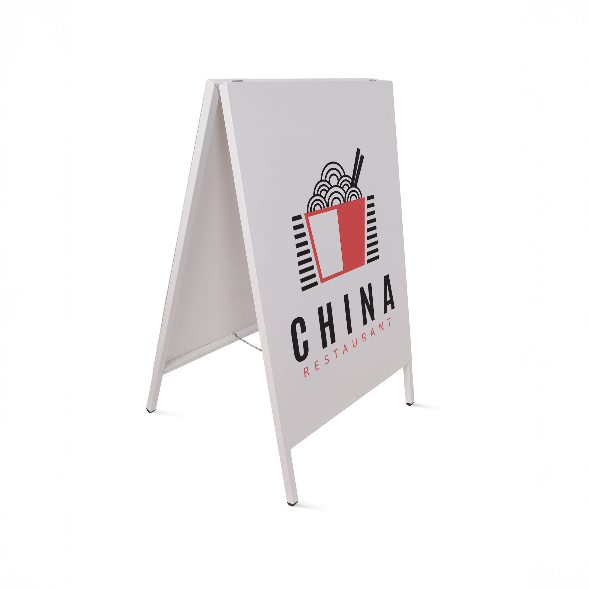 Mağaza Önü Açılır Kapanır Tabela - Beyaz