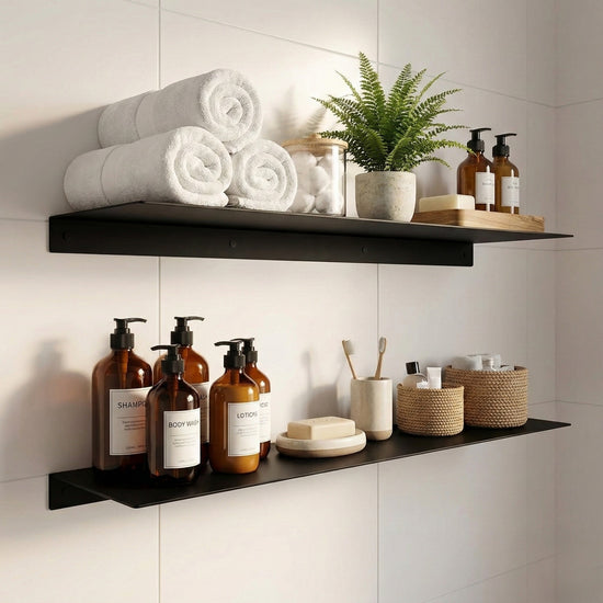 Modern Metal Banyo Rafı
