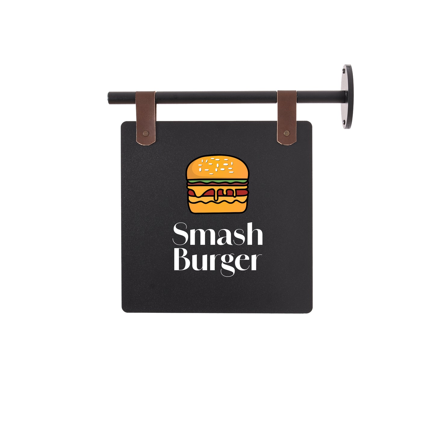 Çift Taraflı Metal Bayrak Tabela