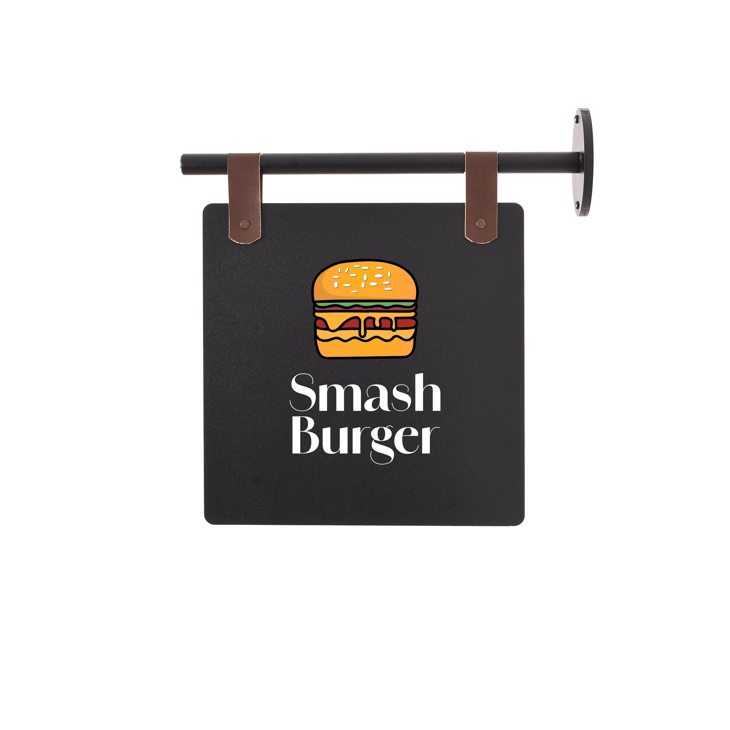 Çift Taraflı Metal Bayrak Tabela