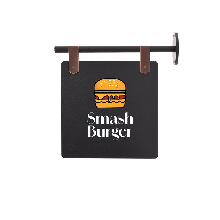 Çift Taraflı Metal Bayrak Tabela