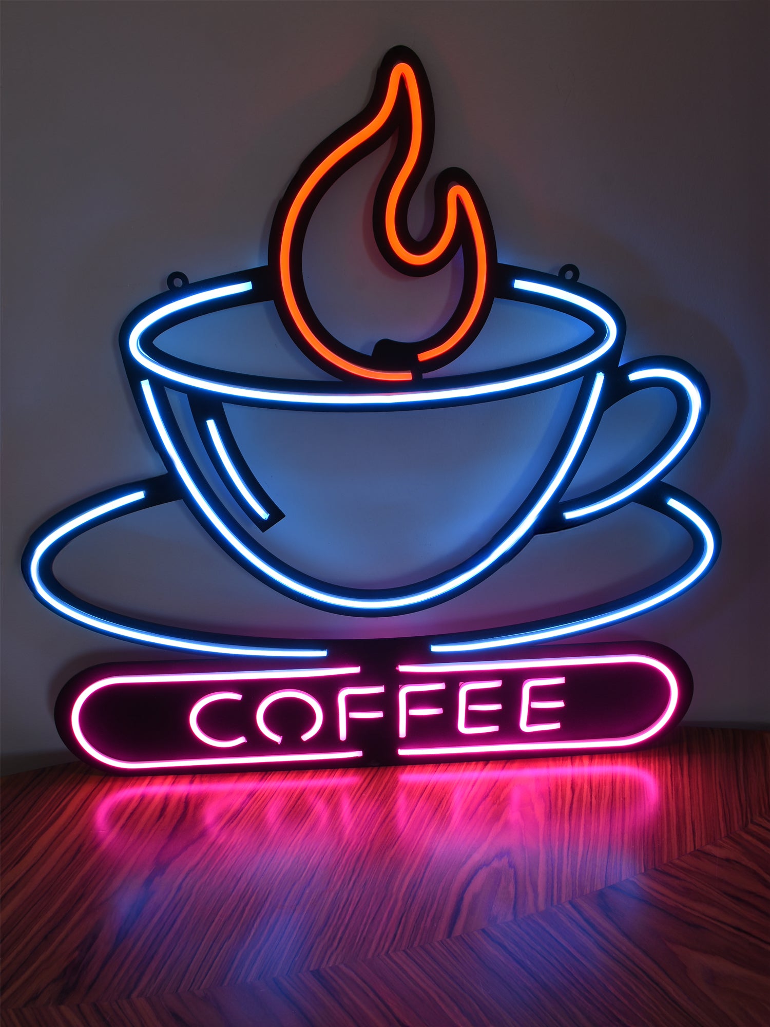 Coffee Neon Tabela - Cafe Dekoru