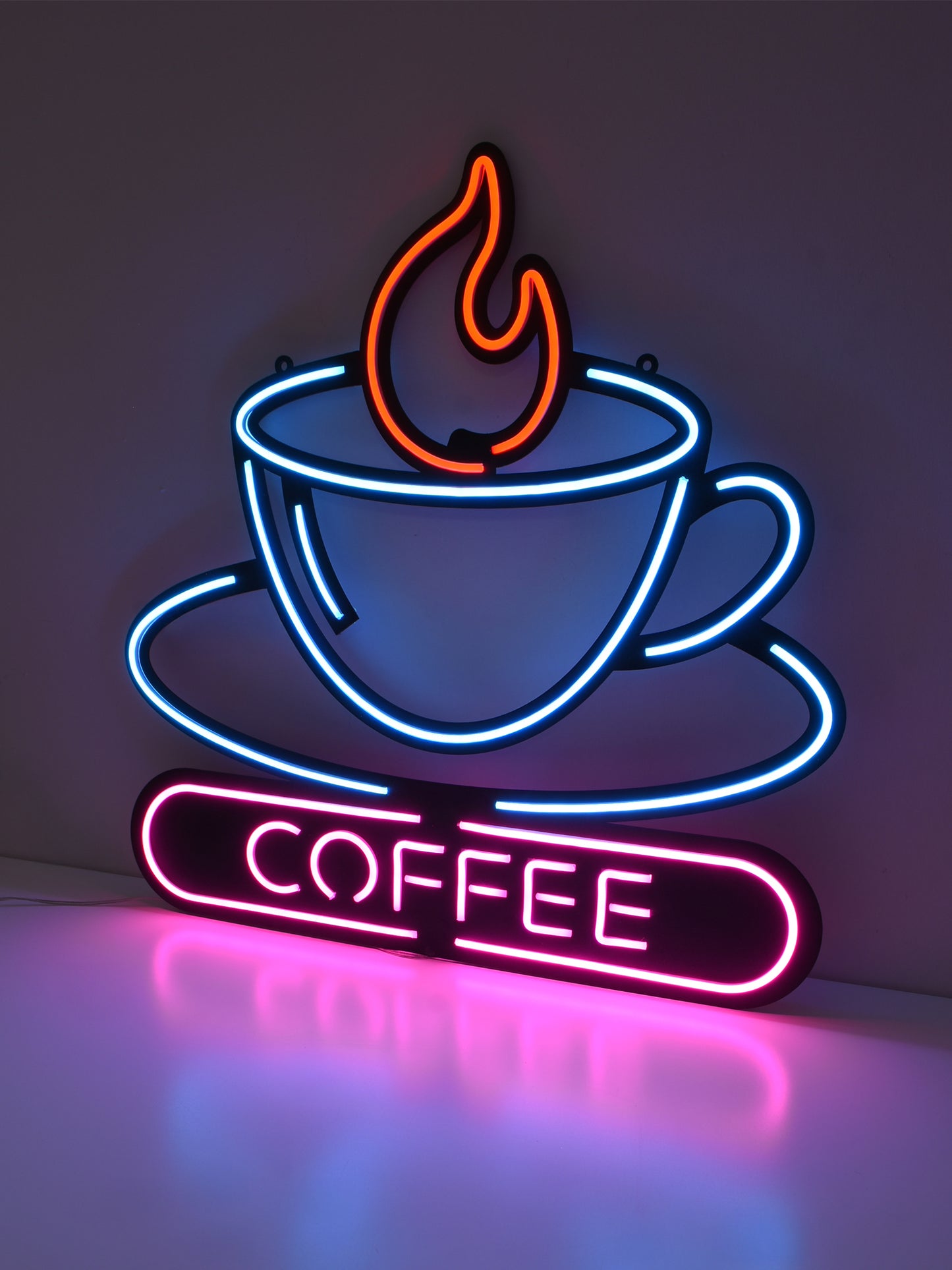 Coffee Neon Tabela - Cafe Dekoru