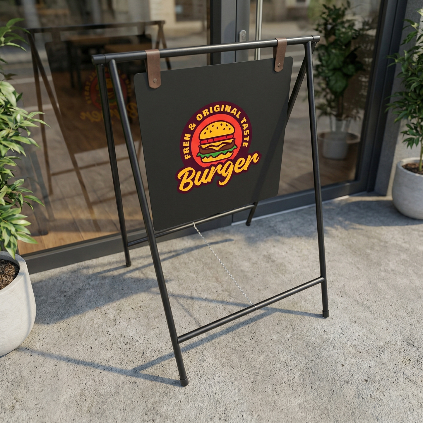 Mağaza Önü Katlanır Kaldırım Tabelası