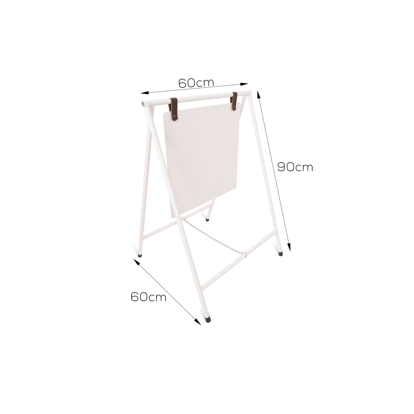 Mağaza Önü Katlanır Tabela - Beyaz