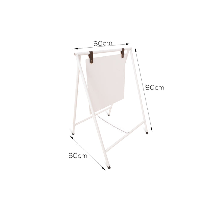 Mağaza Önü Katlanır Tabela - Beyaz