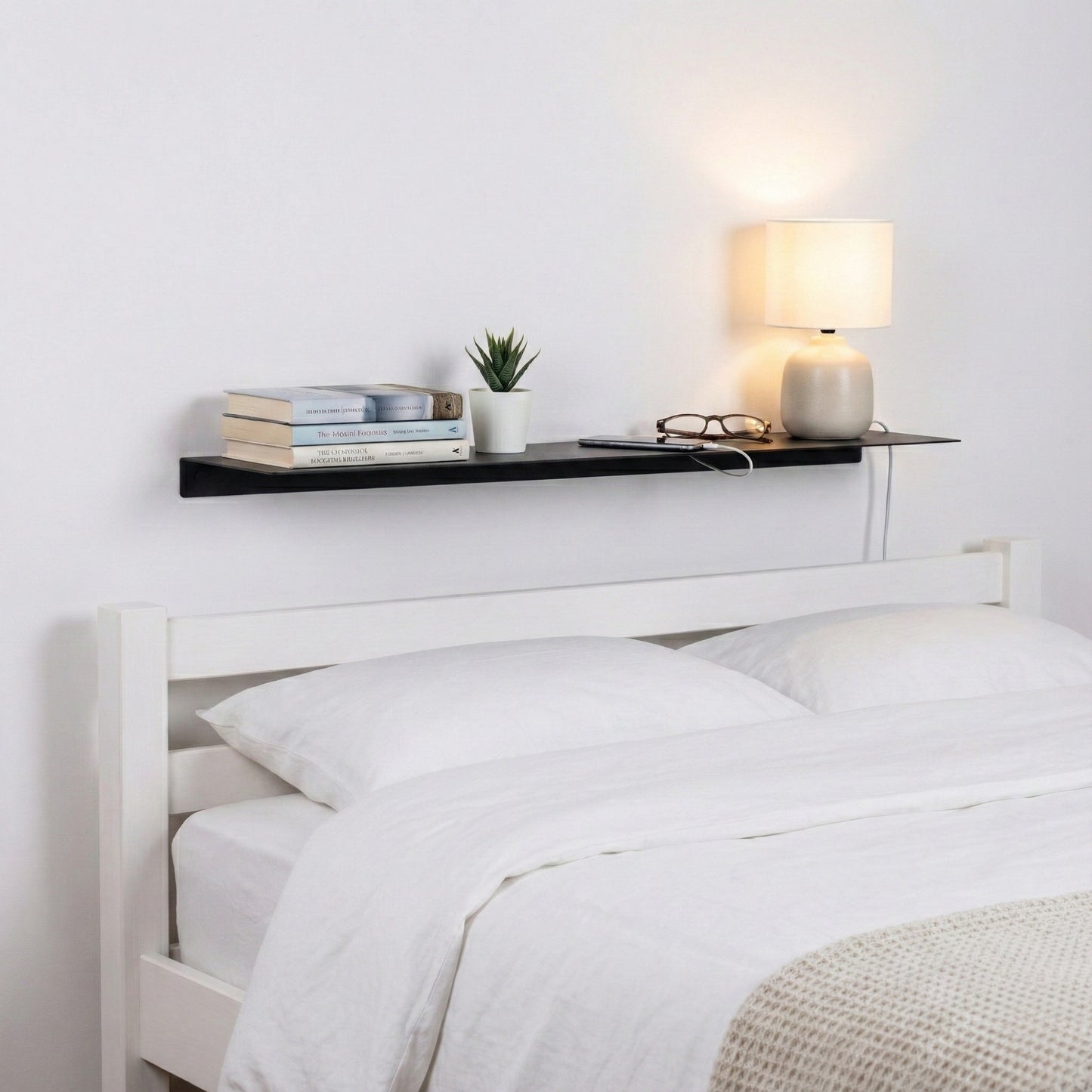 Modern Metal Duvar Rafı