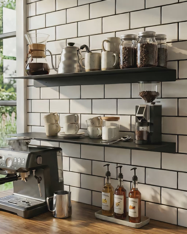 Modern Metal Mutfak Rafı